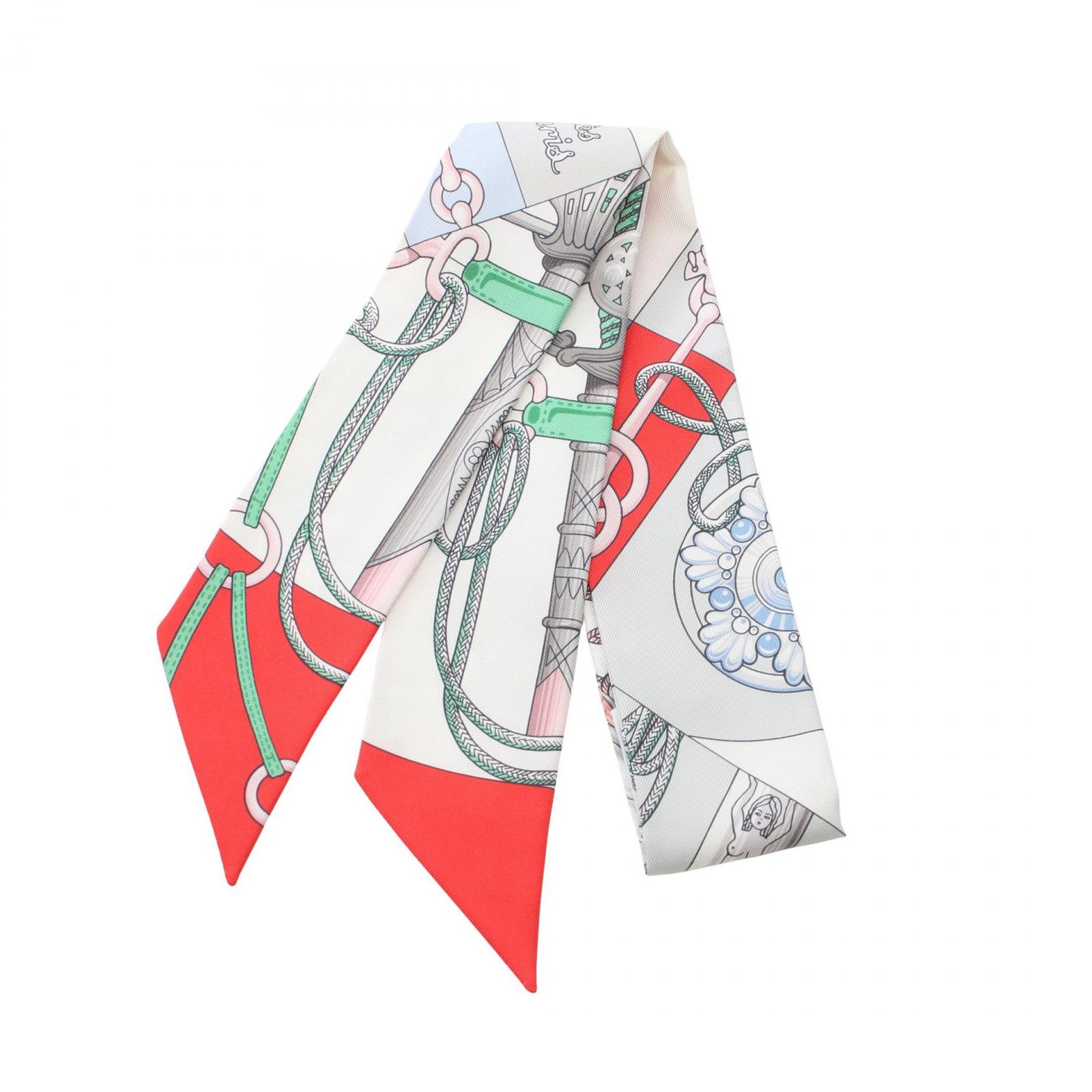 HERMES エルメス カレ70 Chevaloscope Neon 無味