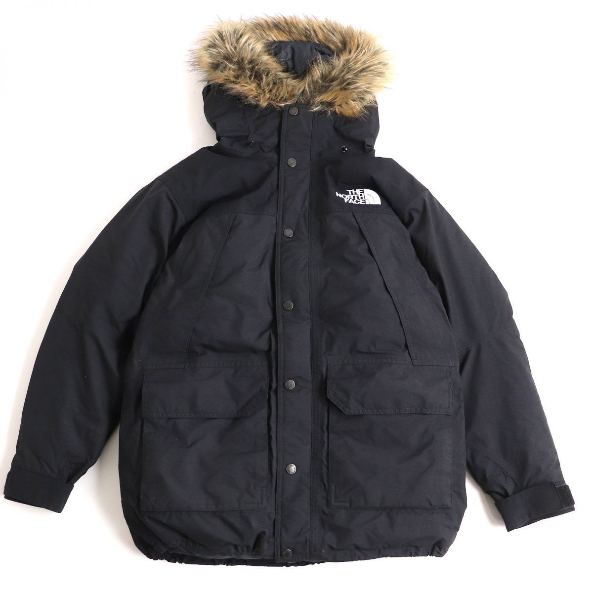 美品◇ザ ノースフェイス ND91835 Mountain Down GORE-TEX ファー付き