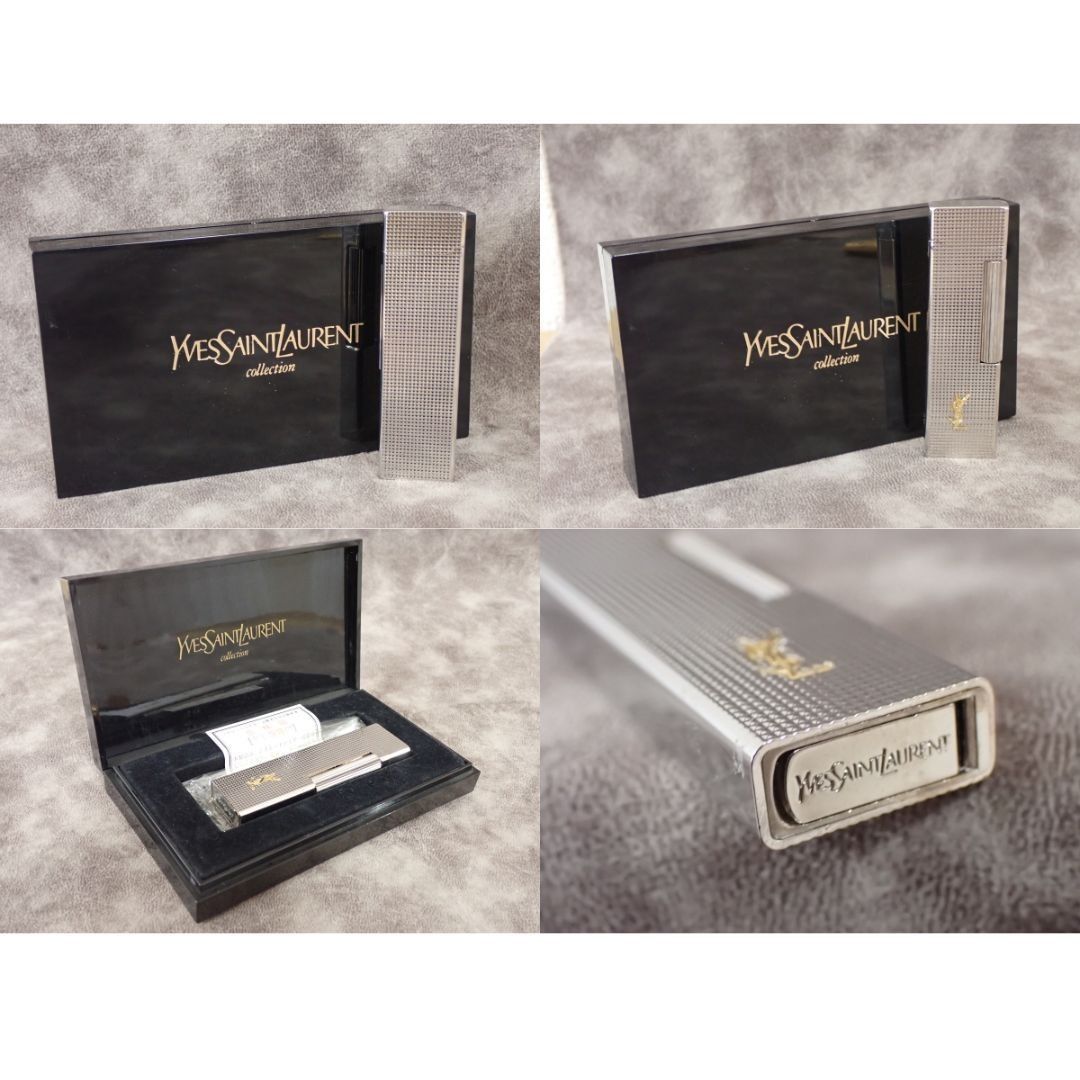 最大75％割引！ Yves Saint Laurent イヴサンローラン ガスライター まとめ５本 着火未 現状 喫煙具 1201 偉大さを秘めた