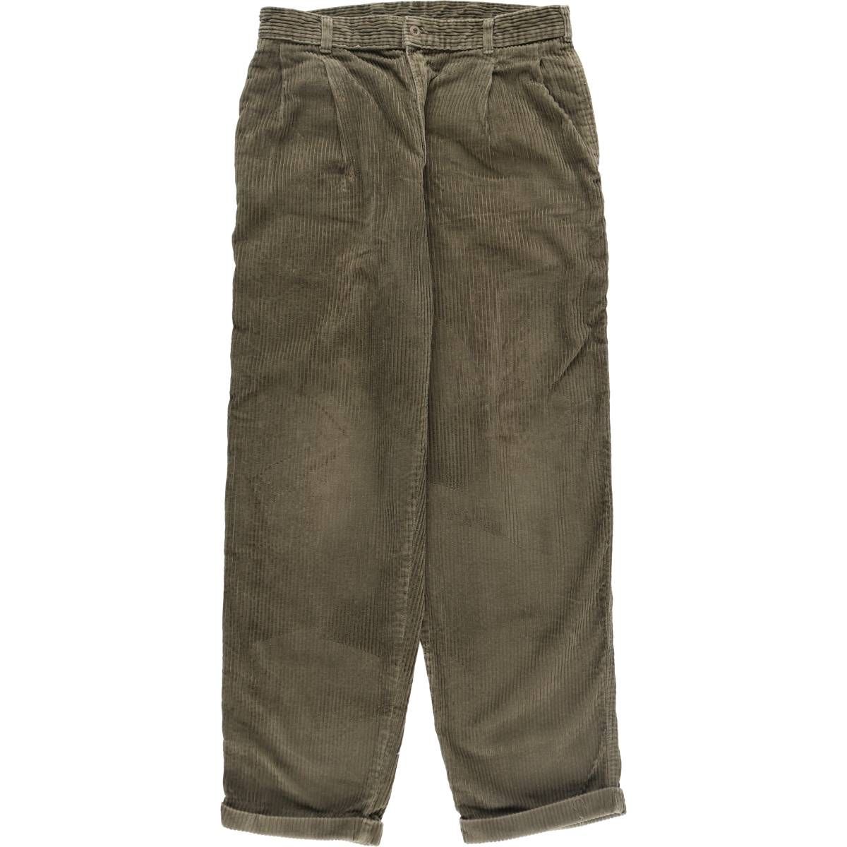 古着 ドッカーズ DOCKERS 太畝 ツータック コーデュロイパンツ メンズw30相当/eaa503896