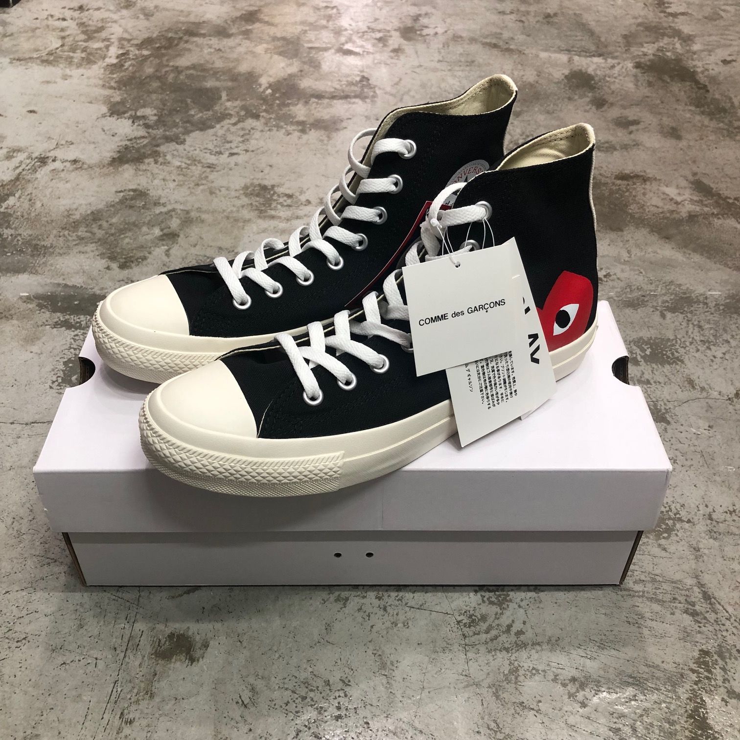 定価18700円 新品 PLAY COMME des GARCONS CONVERSE ALLSTAR HI AZ 