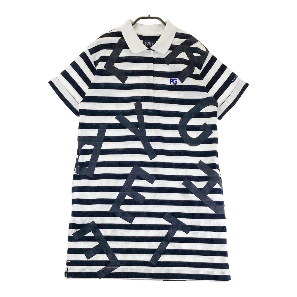 サイズ：1 PEARLY GATES パーリーゲイツ 半袖ワンピース ボーダー柄