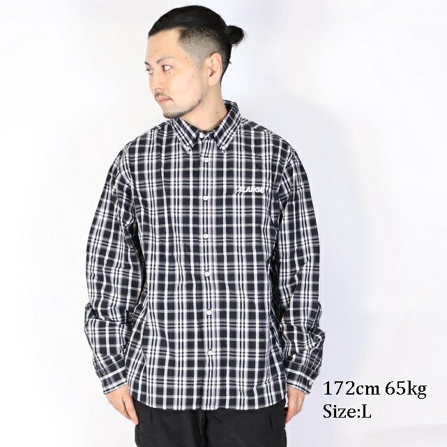 XLARGE チェック柄ネルシャツ Lサイズ（ビッグサイズ BIG DOGS ビッグ 