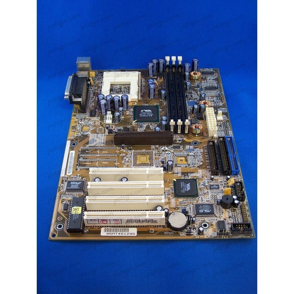 ASUS CUV-NT 5185-1576 694X チップセット ソケット 370 は 最大 PIII 800 MHz をサポートします 3
