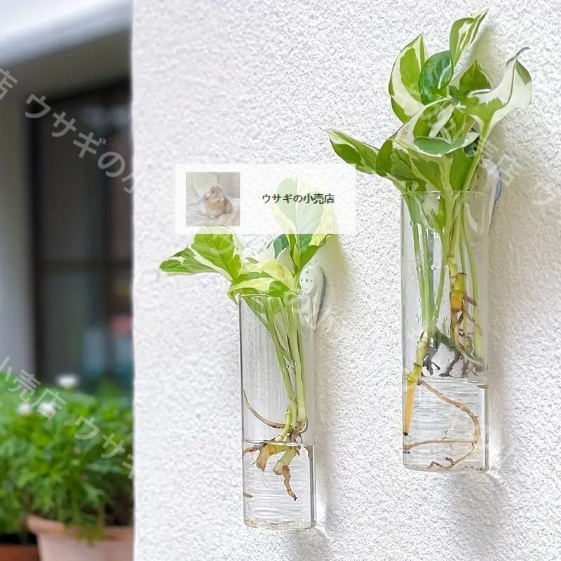 【新品未使用】花瓶　壁掛け 新品・未使用】壁掛けプランター 花瓶 試験管プランター