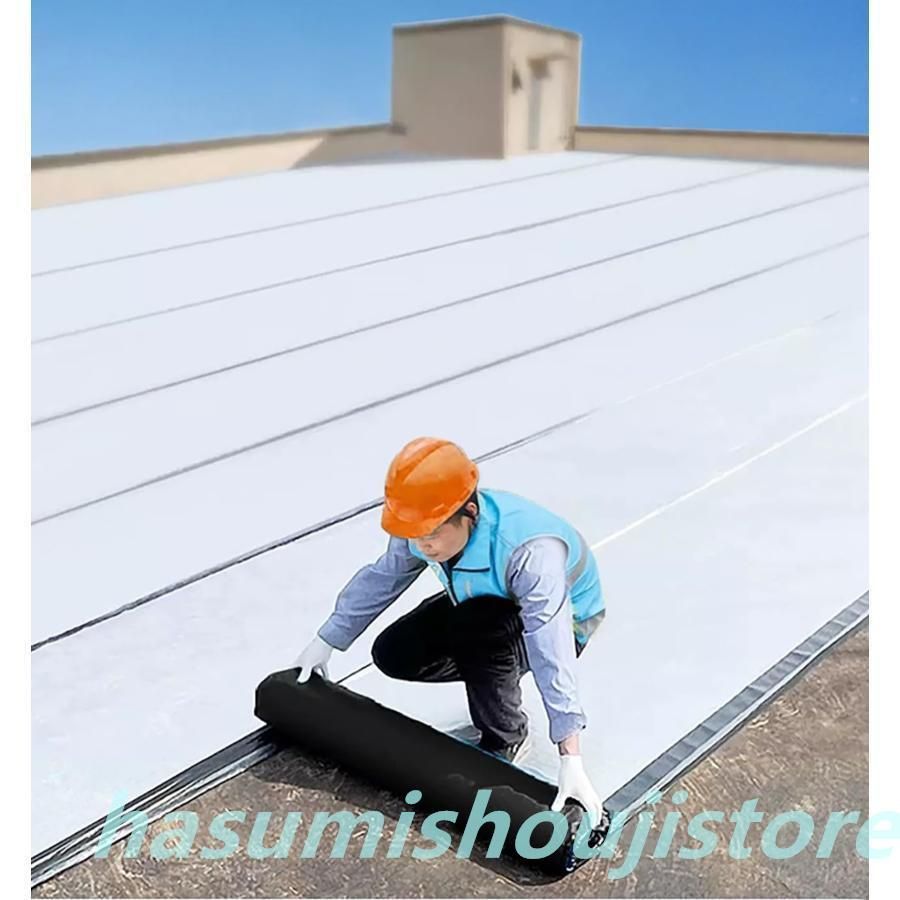 防水シート 屋根 屋外 高粘着 防水テープ 厚さ1.5mm 水漏れ補修テープ 屋根 耐熱耐低温 アルミニウム箔面 簡単施工 屋外?屋上?屋根使用