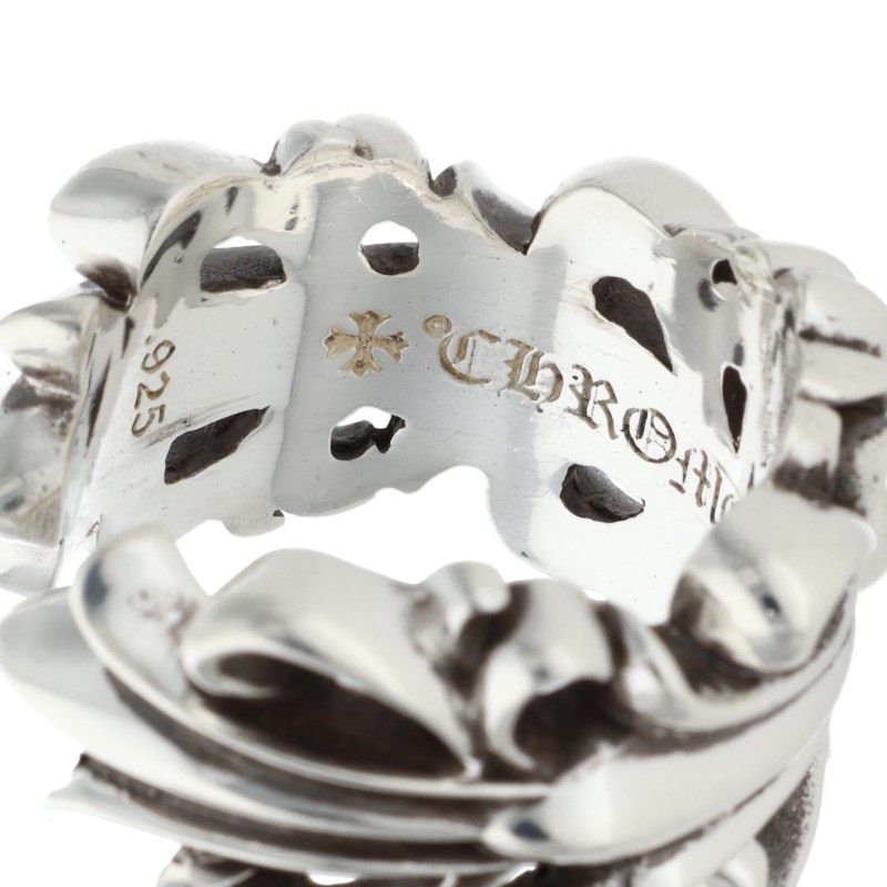 Chrome Hearts クロムハーツ　フローラルクロスリング　23号 CHROME HEARTS クロムハーツ フローラル クロス リング・指輪