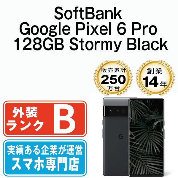 Google Pixel6 Pro GF5KQ 128GB Stormy Black 【国内版SIMフリー】 Google 当社６ヶ月保証