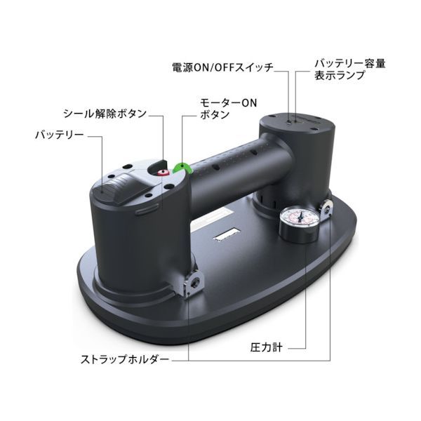ポータブル電動バキュームリフター