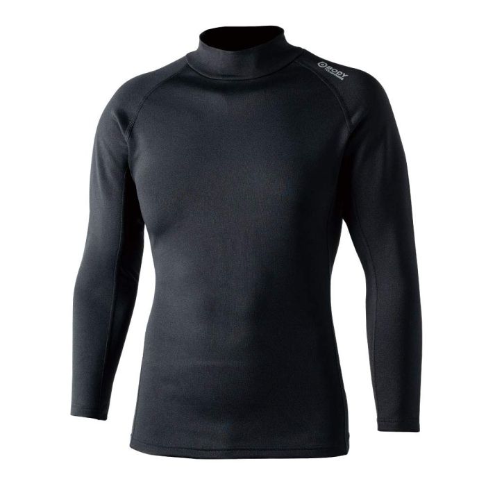 最安値，高品質 【新品・2営業日で発送】おたふく手袋(Otafuku Glove) BODY TOUGHNESS ヒートブースト ヘビーウェイト ロングスリーブ ハイネックシャツ S JW-186 11.ブラック その他