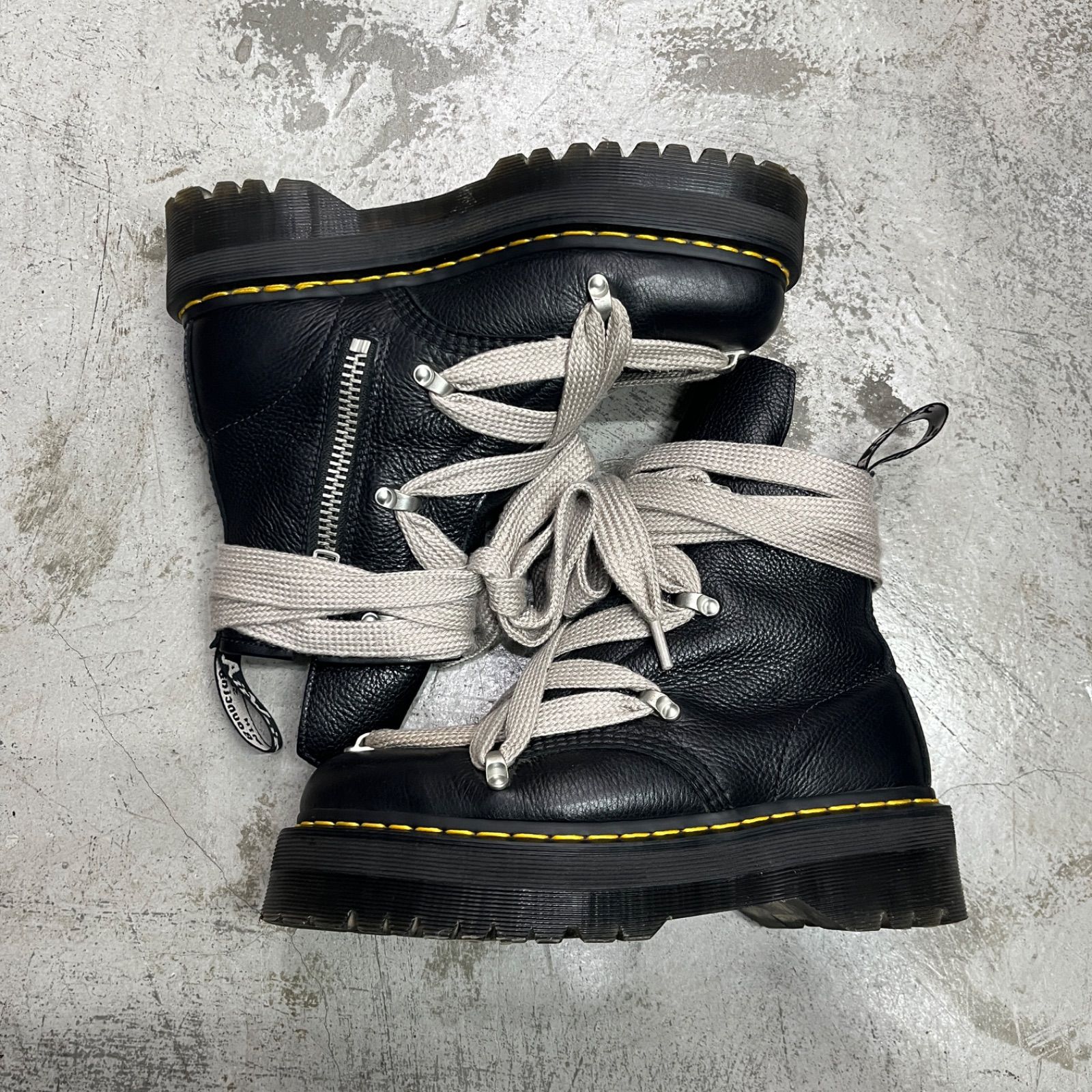 Rick Owens Dr.Martens 1460 Quad Pent 8 Hole Boots ジャンボレース 8 