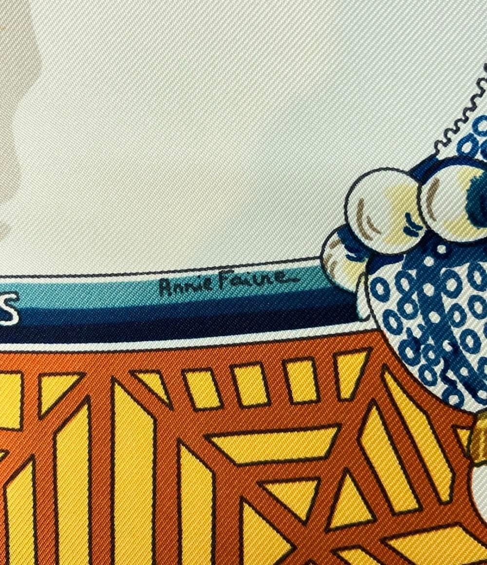 エルメス スカーフ カレ90 シルク100% ロシア バレエ les ballets