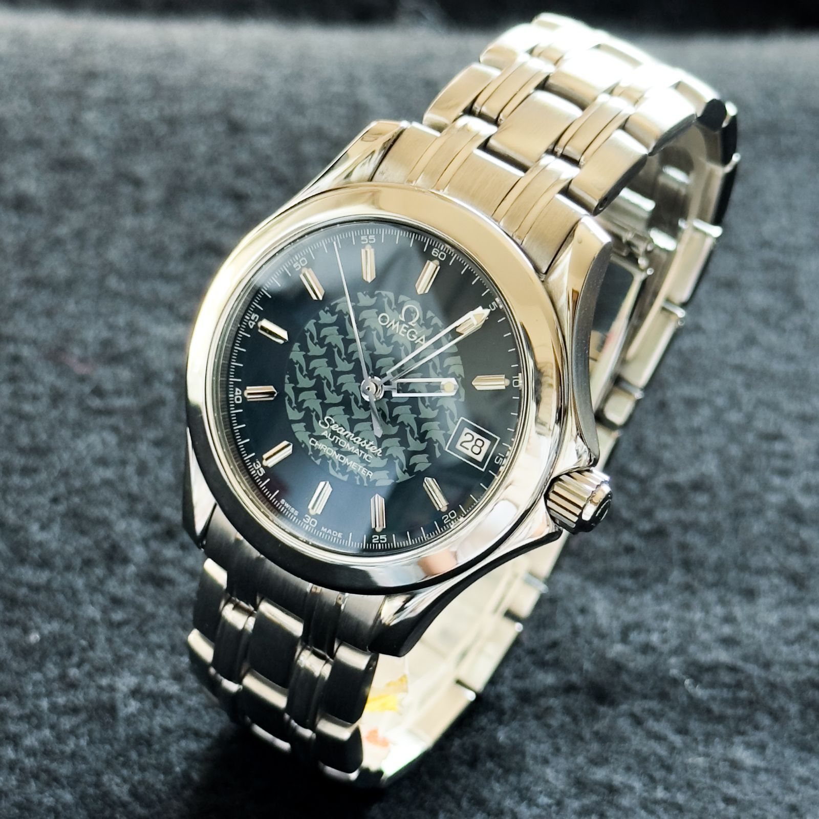 OH済み極美品オメガシーマスター時計メンズ・自動巻き2501.50 極美品