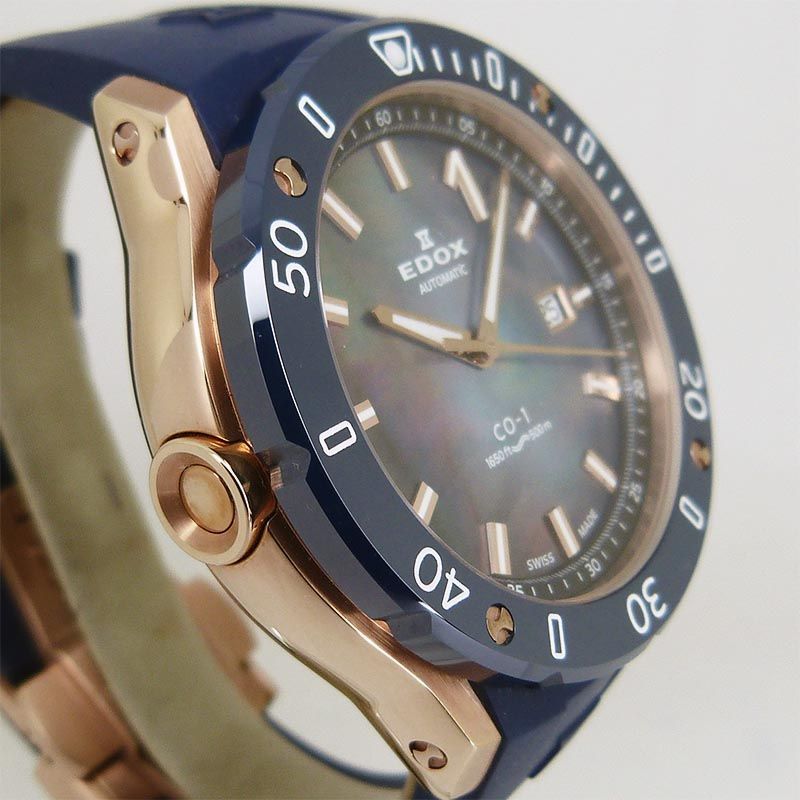 中古美品エドックス【EDOX】 80099-37RBU3-NANIR クロノオフショア1