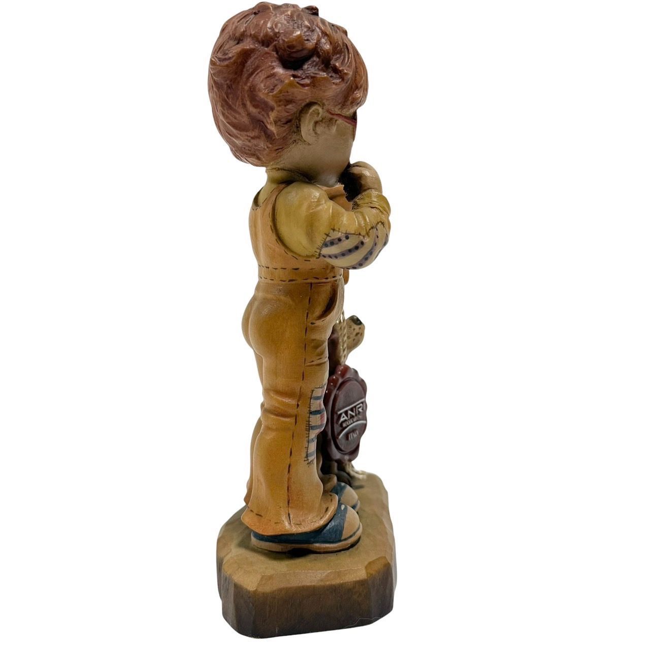 ☆送料無料 美品 希少品!! ANRI アンリ サラ・ケイ 木彫り人形 Sweet