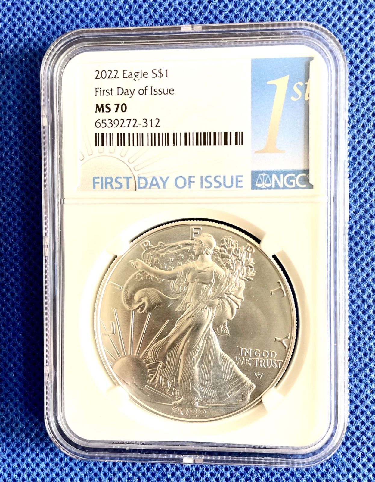 American Eagle - 最高鑑定★2022アメリカ イーグル銀貨   MS70 アーリーリリースリリース USA 2022-W American Eagle 1 oz Silver Proof Coin - NGC PF-70