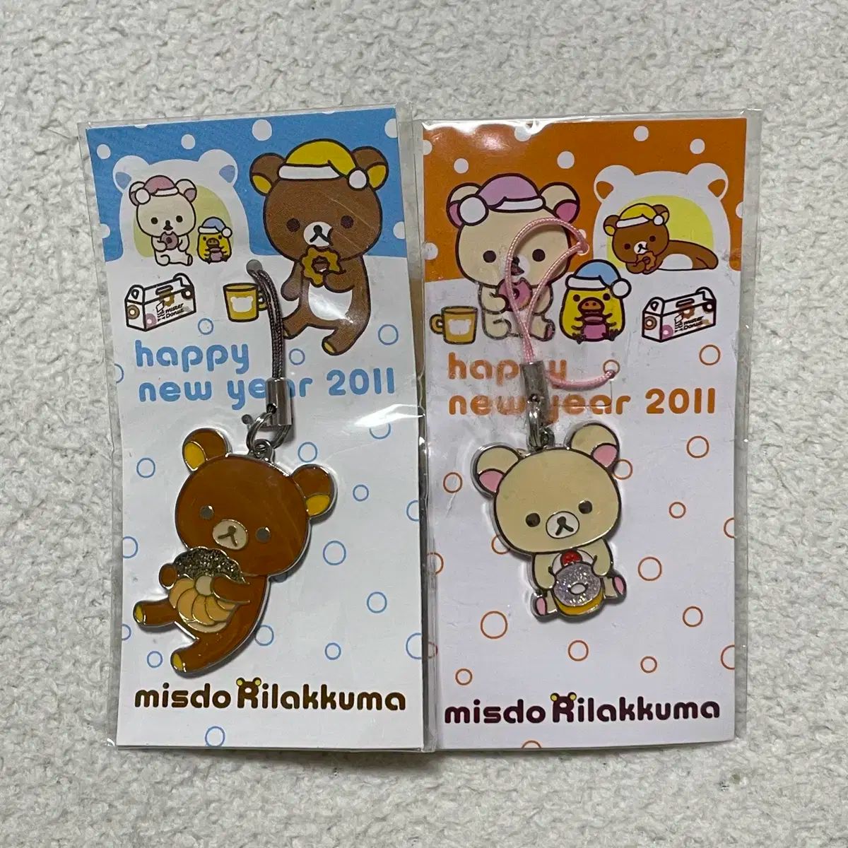 古典 リラックマ コリラックマ ストラップ (ミスタードーナツ) - メルカリ