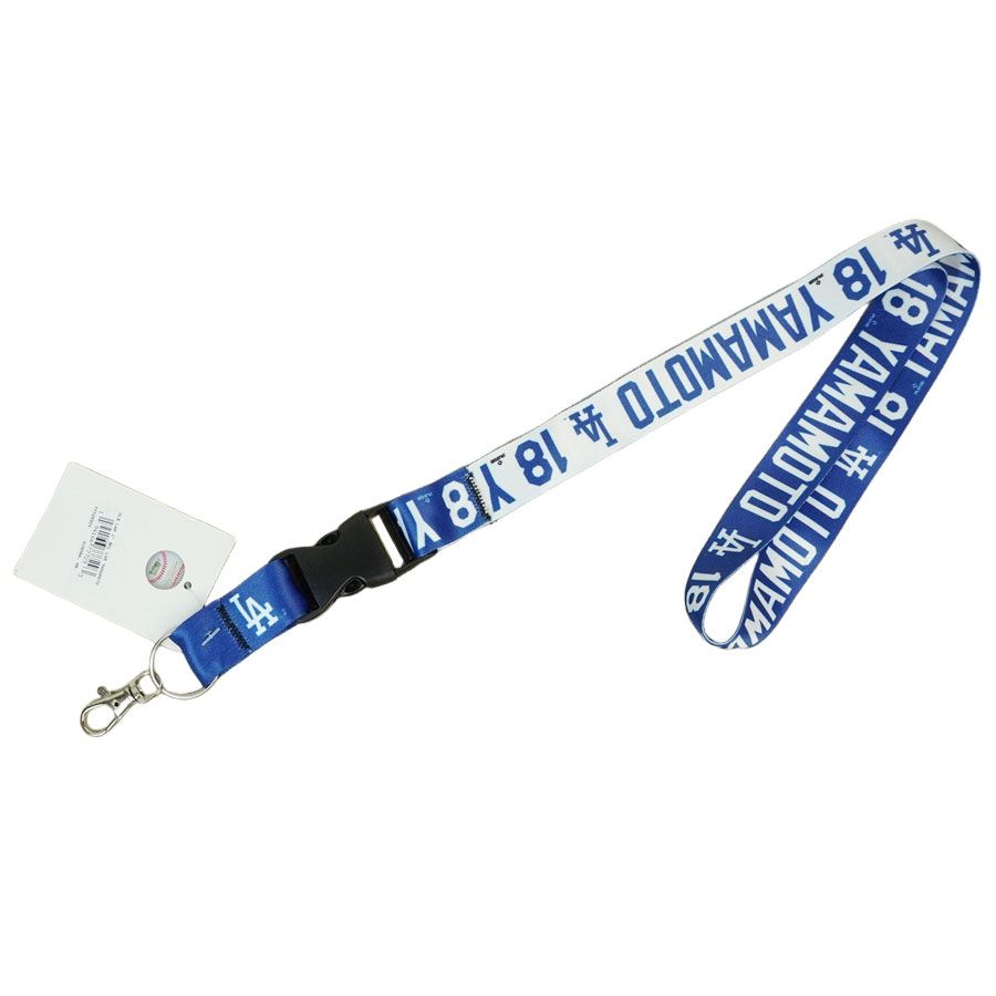 山本由伸 ネックストラップ 公式 ドジャース グッズ 定形外郵便対応可