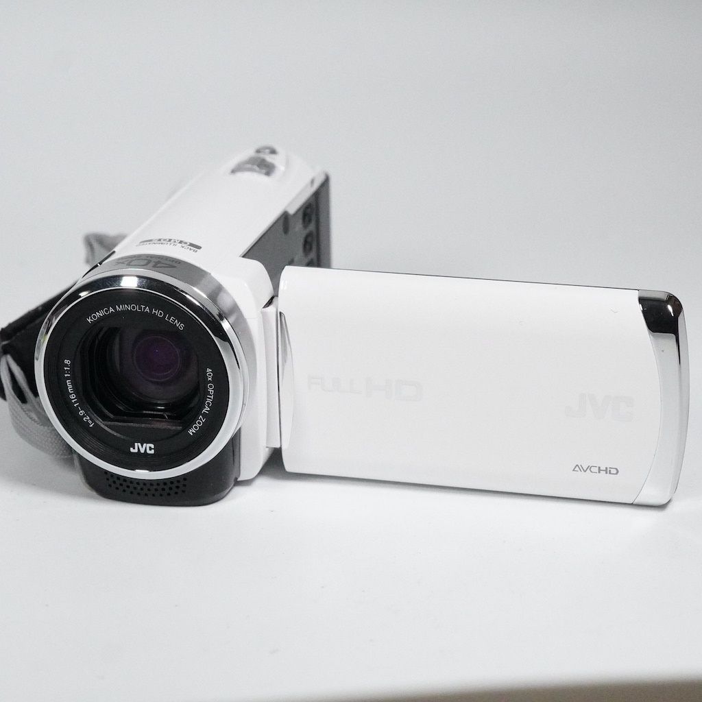 JVC Everio GZ-E117-W デジタルビデオカメラ ホワイト 美品】JVC