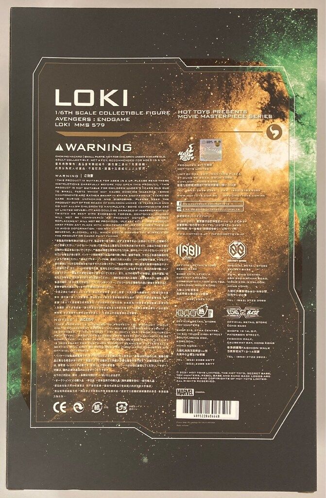 HOTTOYS MOVIE MASTERPIECE LOKI SPECIAL EDITION MMS579 MMS176