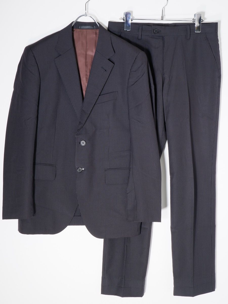PAUL SMITH LONDONポールスミス Ermenegildo Zegna裏地ペイズリー柄