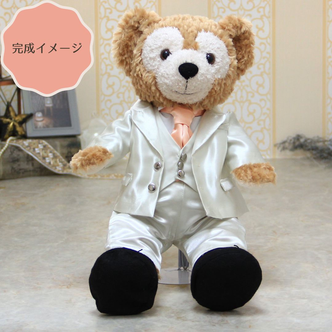 手づくりできる♪本格的なタキシードキット（オフホワイト