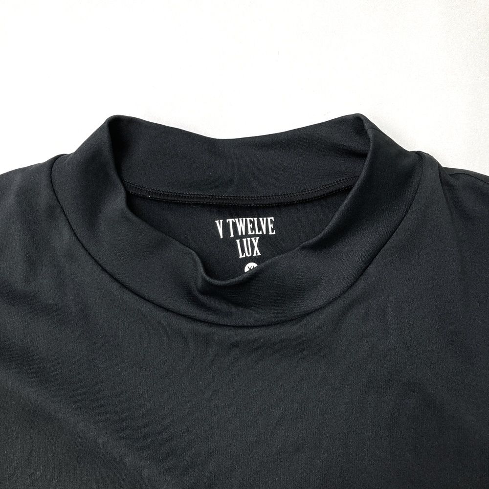 新品】ヴィトゥエルヴ メンズ ゴルフ 半袖 モックネック 黄色 XLサイズ