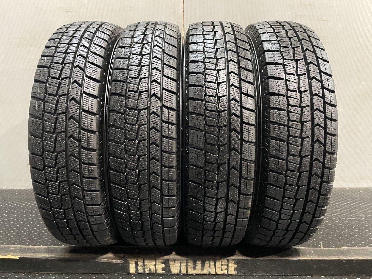 DUNLOP WINTER MAXX WM02 155|80R13 13インチ スタッドレス 4本 23年製 バリ溝 ヴィッツ カローラ パッソ等 MTB778