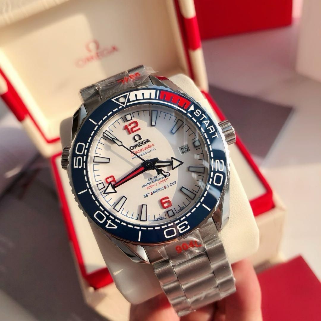 自動巻き時計　シーマスタープラネットオーシャンタイプ　希少モデル Amazon.co.jp: [オメガ]OMEGA 腕時計 シーマスタープラネット