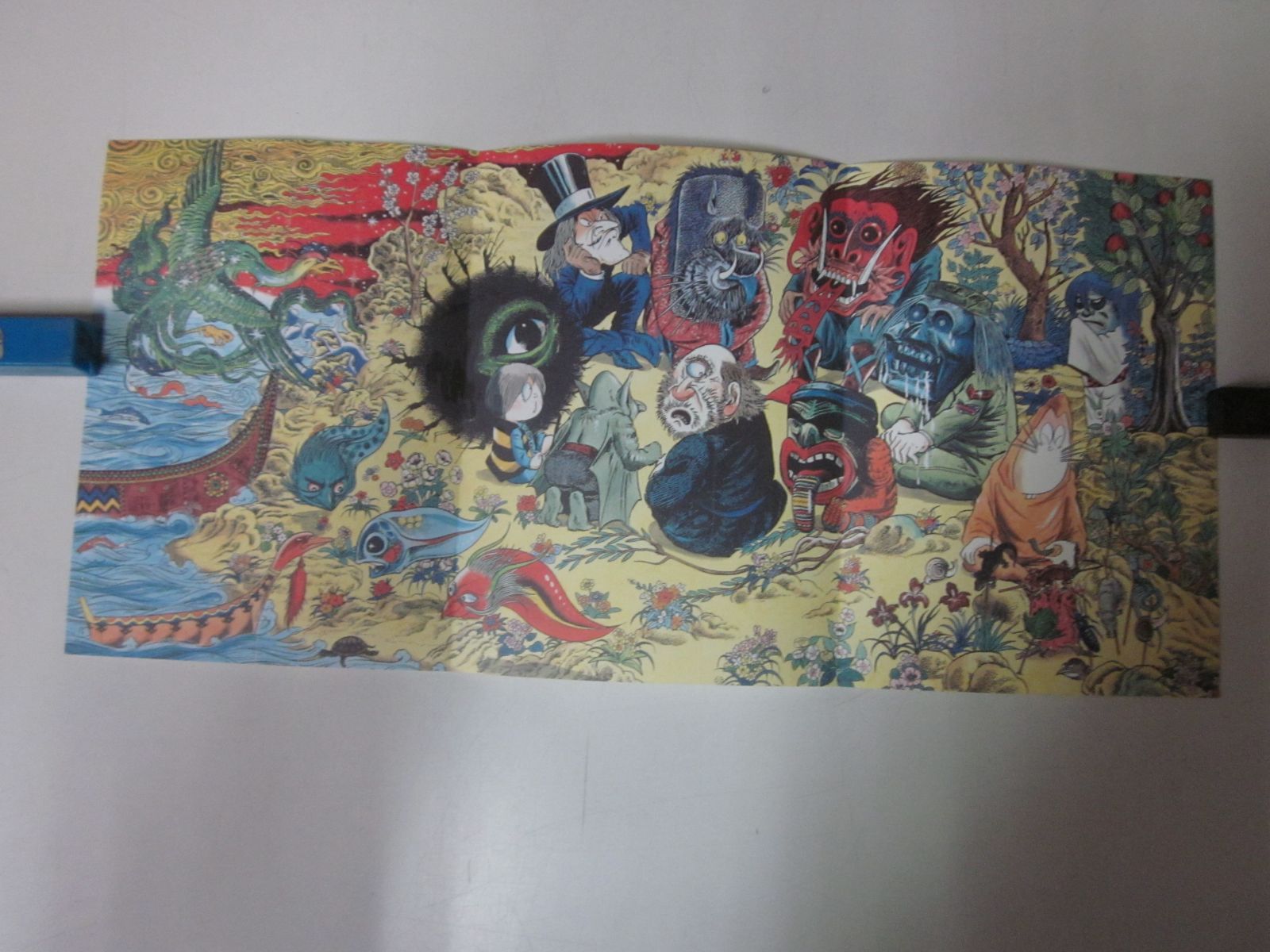 直筆イラスト目玉おやじ サイン入