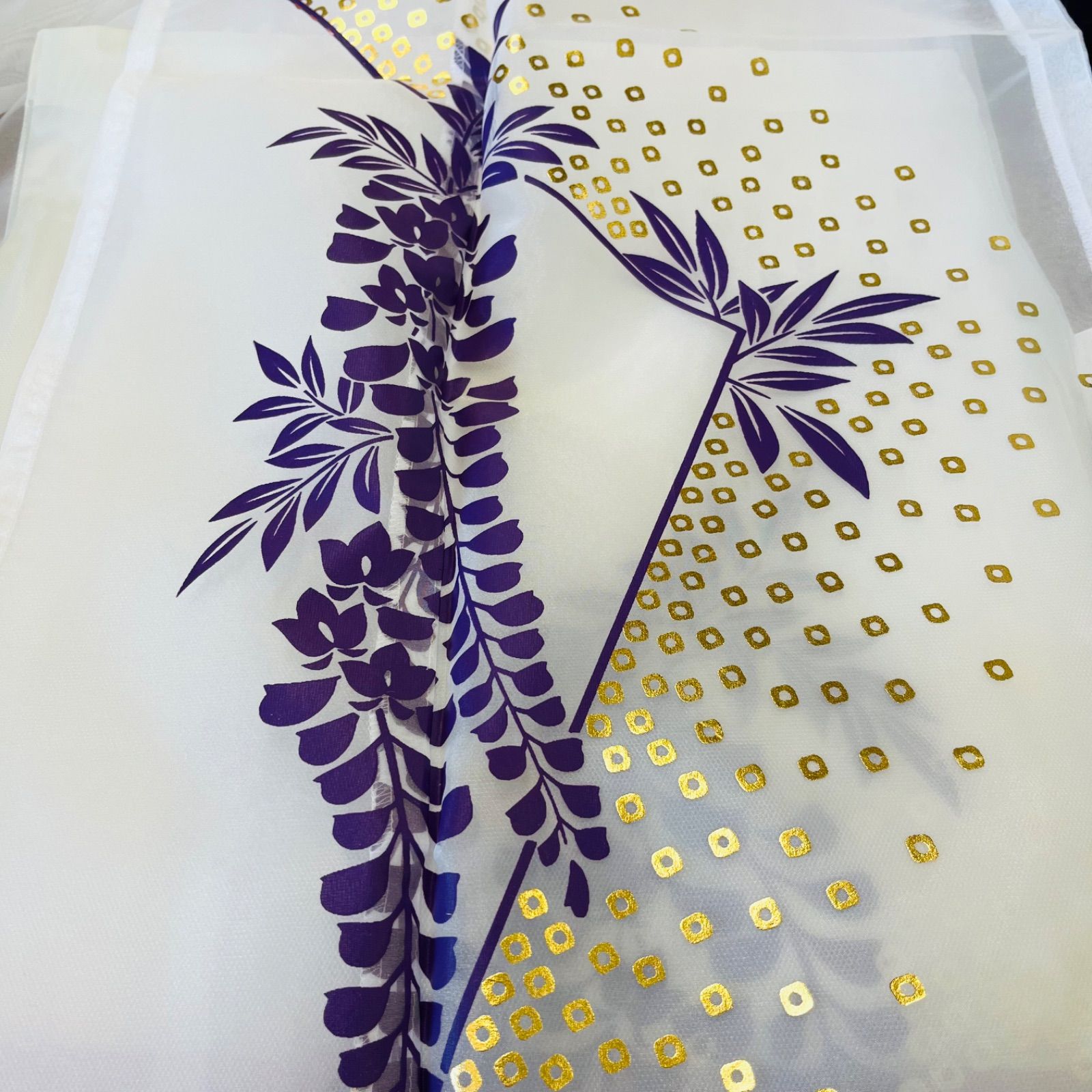 かつぎ やわらかオーガンジー No.129