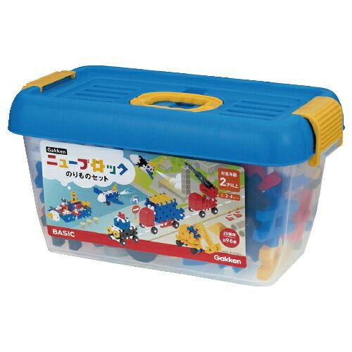 Gakken ニューブロック のりものセット83729 学研