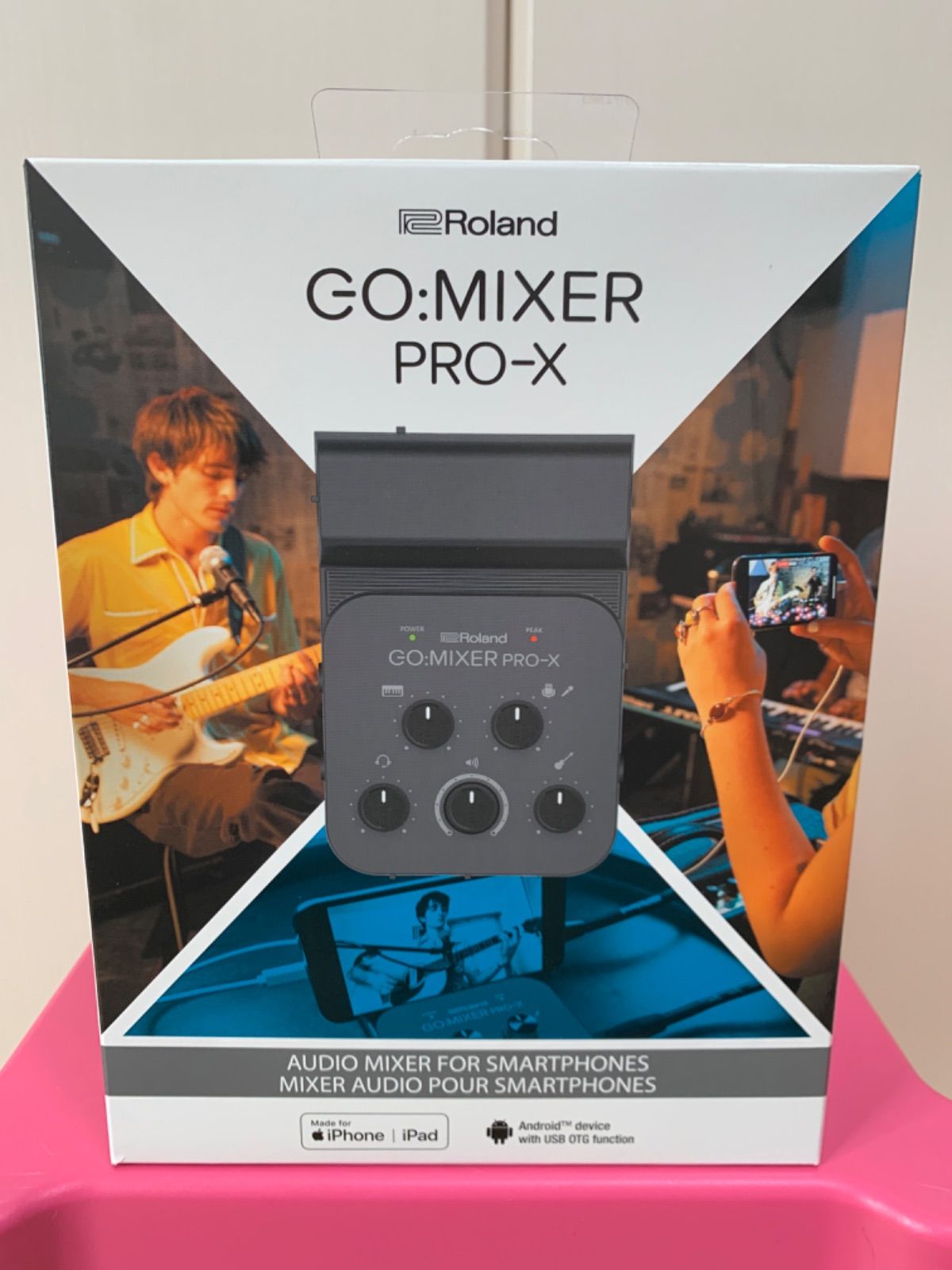 Roland GO:MIXER PRO-X モバイル・デバイス専用ポータブル・ミキサー