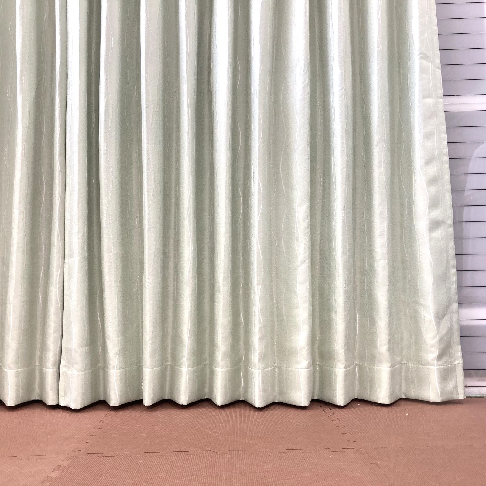 訳あり】 厚地カーテン 特別価格 2倍ヒダフルオーダー 縫製不良