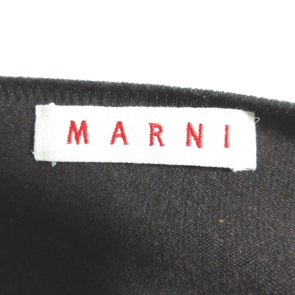 美品 MARNI マルニ カシミヤ100% オープンフロント ニット