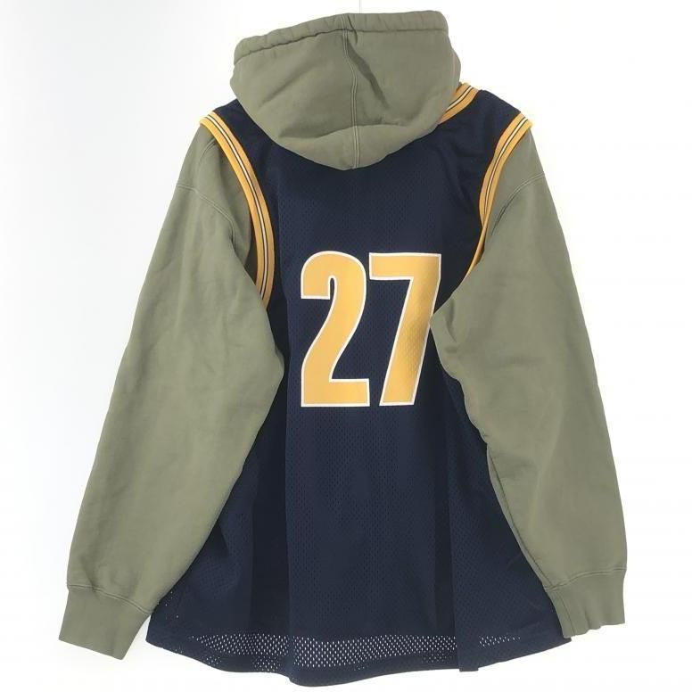 中古】Supreme 21SS Basketball Jersey HoodedSweatshirt M グリーン 