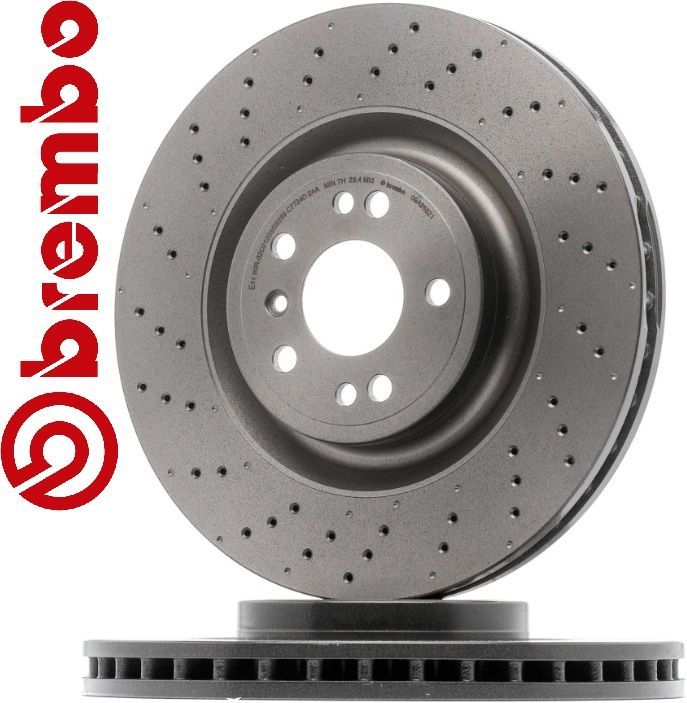 M s W166 ベンツ Mクラス ML350 brembo フロント ブレーキローター ディスクローター ブレーキディスクローター 左右 2個 セット ブレンボ パーツ 部品 足回り 1664211012 1664210412 1664211500
