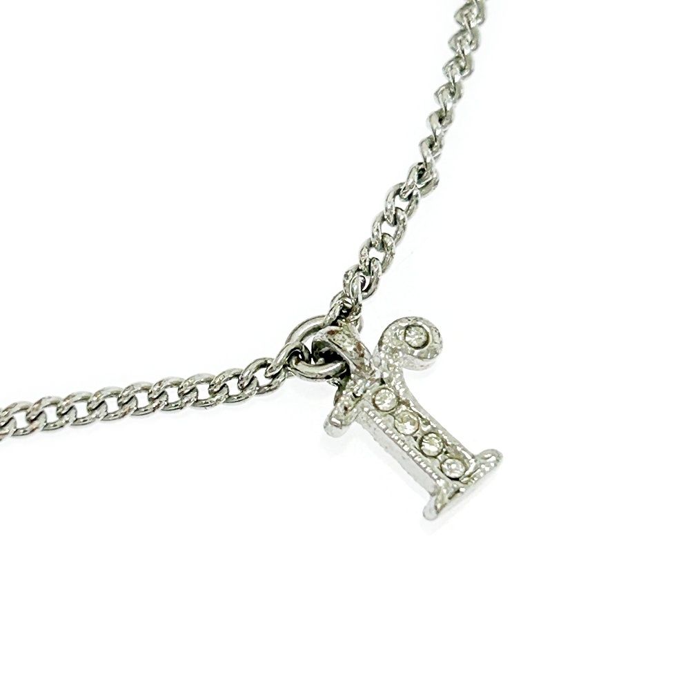 中古】Christian Dior クリスチャンディオール メタル ラインストーン