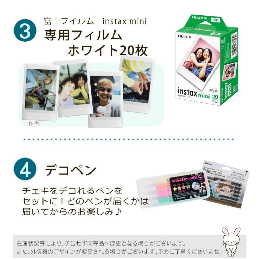 チェキ インスタントカメラ instax mini 富士フイルム 40＆専用ケース