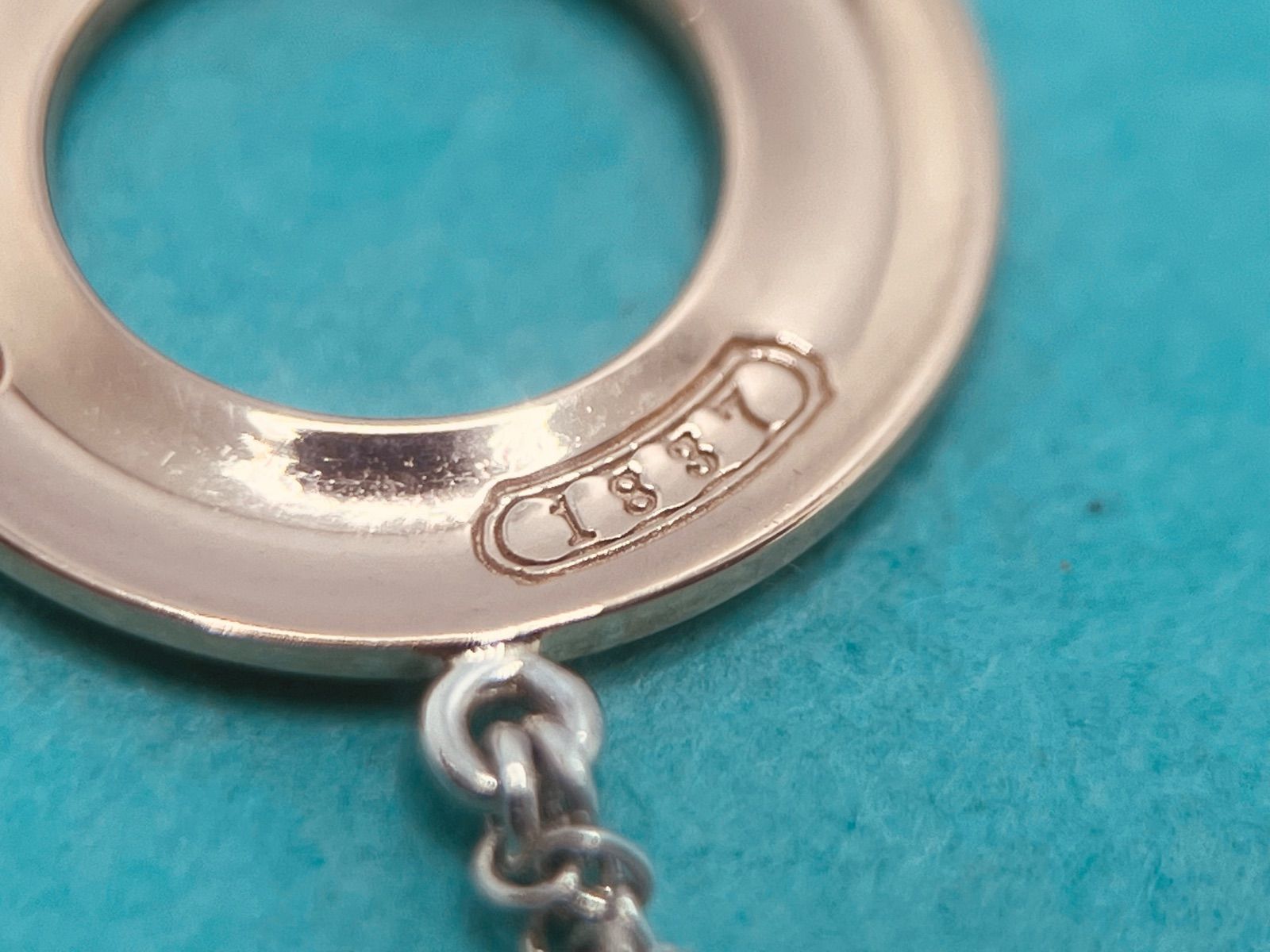 a084 美品 Tiffany&Co. ティファニー 1837 サークル ルベド メタル