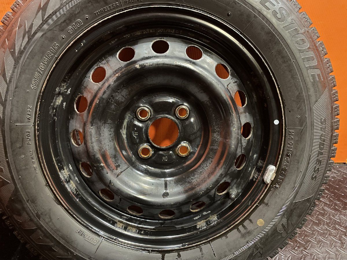 ◇正規品◇【BS BLIZZAK VRX2 195/65R15】スタッドレス【スチール 
