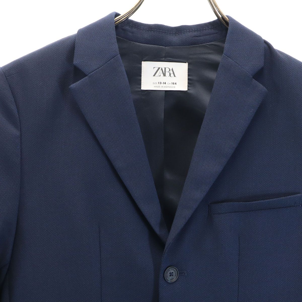 ZARA スーツ　164 ネイビー ZARA ザラ 164 ネイビースーツ