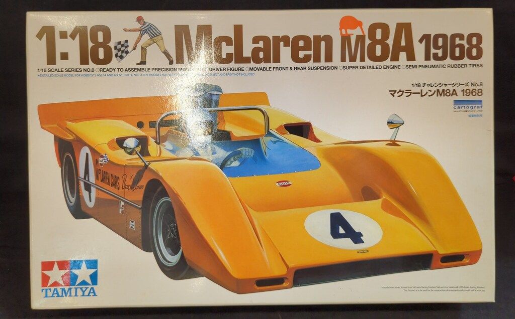 未組立 タミヤ 1/18 マクラーレン M8A KIT NO.CS1810 小鹿