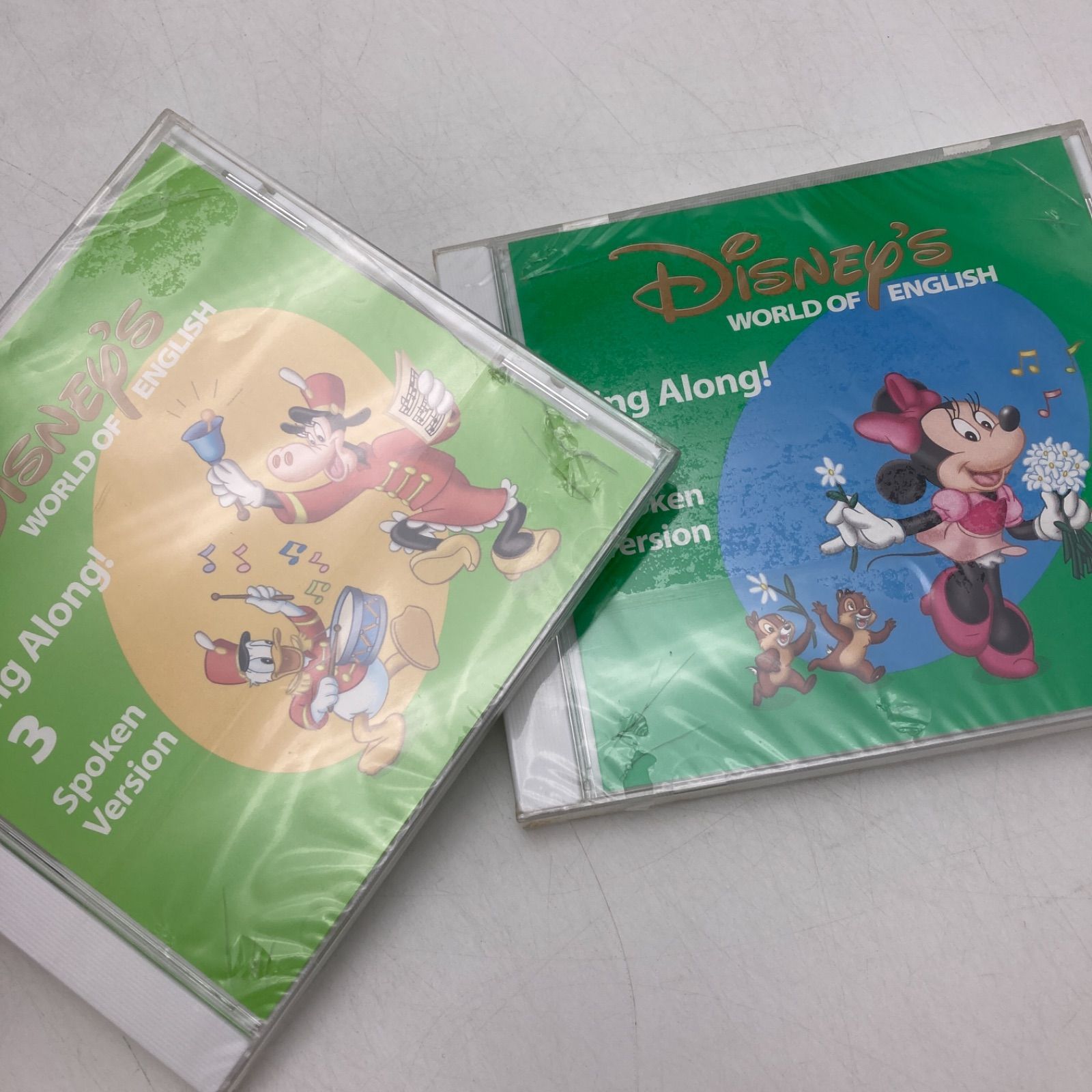 2008年購入 シングアロングセット DVD4枚 絵本＆CD 字幕あり ディズニー英語システム DWE Disney ワールドファミリー 中古  1006126 - メルカリ