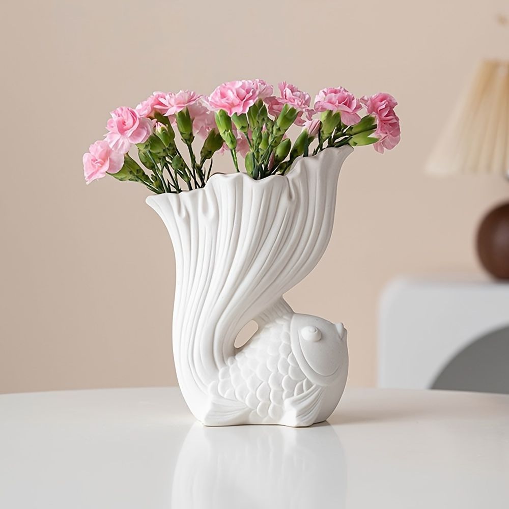 有田焼 深川製磁 深川製 花瓶 牡丹 フラワーベース 花器 花入 壺 25cm