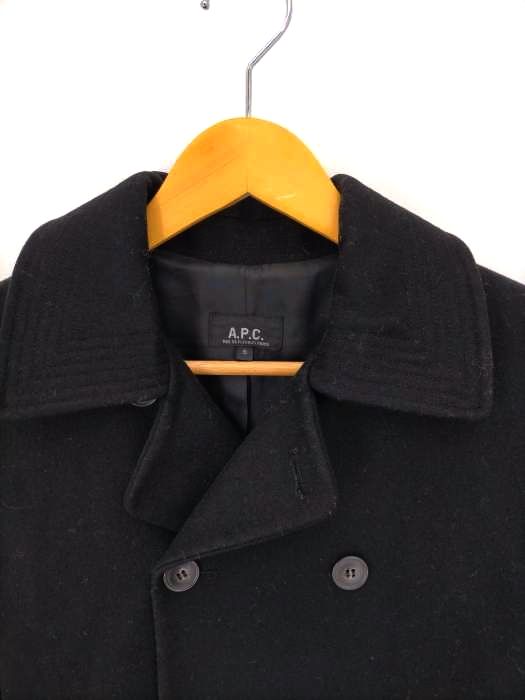 アーペーセー A.P.C. メルトンウールダブルチェスターコート