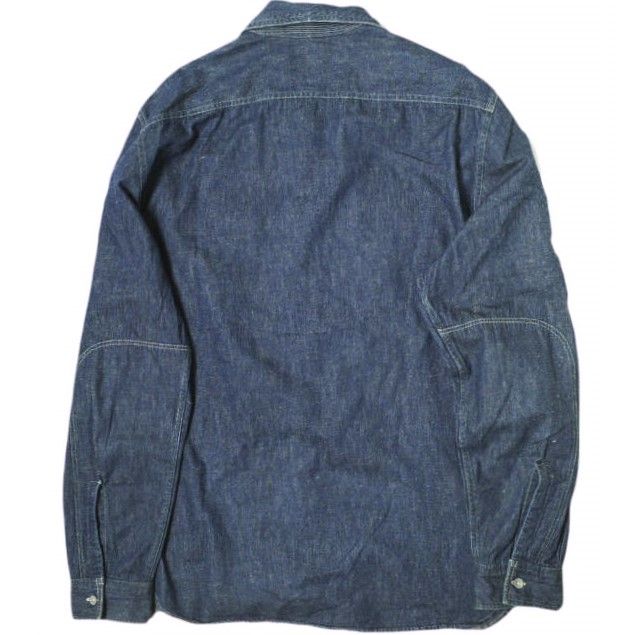 RRL ダブルアールエル Denim Shawl-Collar Work Shirt デニムショール