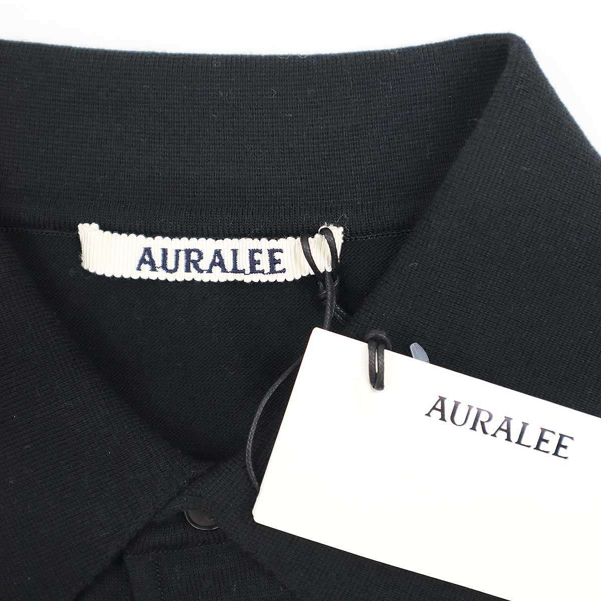 AURALEE オーラリー 24AW SMOOTH SOFT SWEAT POLO ロングスリーブ 