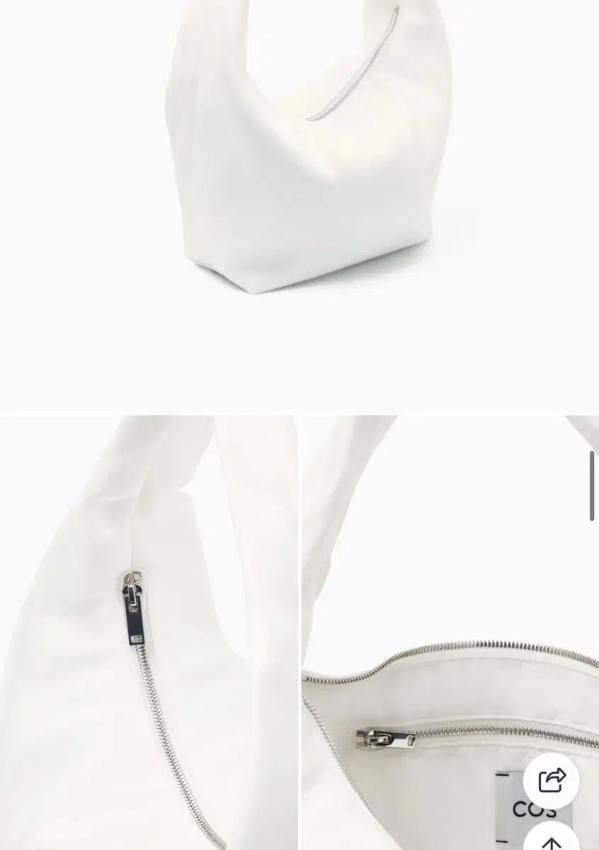 COS コス ハイシャイン ショルダーバッグ