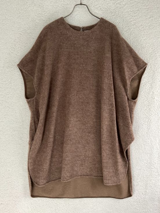 サイズM【新品】08 sircus アルパカシャギーポンチョ ブラウン お値引き交渉大歓迎】未使用 08 sircus ゼロエイトサーカス 1